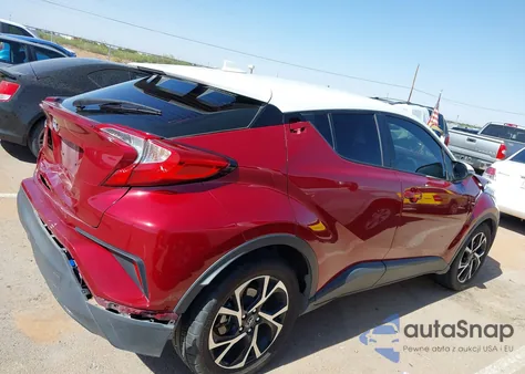 2018 Toyota C-Hr Xle/Xle Premium z USA, uszkodzony, nr VIN JTNKHMBX3J1004733